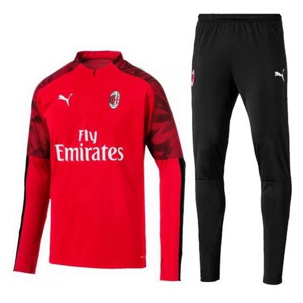 Futbol Chandal AC Milan 2019-2020 Rojo Negro